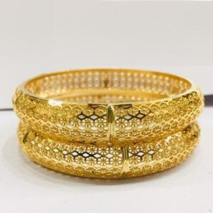gold plated kara set