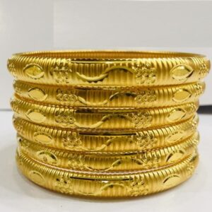 gold plated choori set