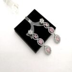 American Diamond Cut Levish Ear Rings Real Stone Fine Quality
