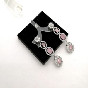 American Diamond Cut Levish Ear Rings Real Stone Fine Quality