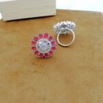 American Diamond Cut Levish Ring Adjustable Size Fine Quality