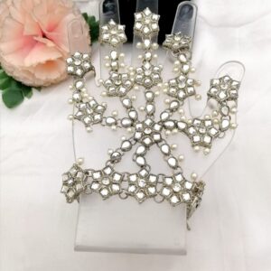 Kundan Panjagla/ Bracelet With Rings