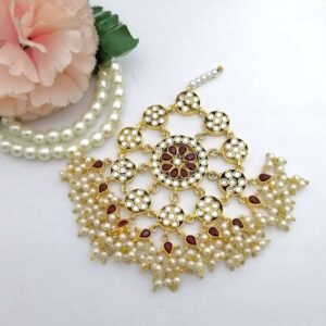 Furshi Kundan Jhumer Gold Plated Fine Quality