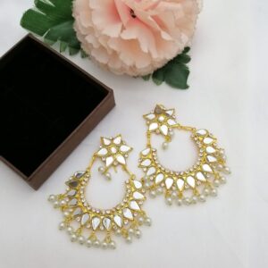 Bhawalpuri Kundan Bali Ear Ring Fine Quality