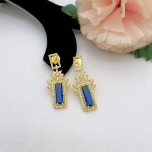 American Diamond Cut Levish Ear Rings Real Stone