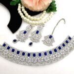 American Diamond Bridal Necklace Set
