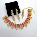 American Diamond Cut Levish Necklace Set Real Stone Fine Quality